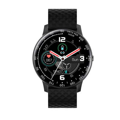 Multicolor Rotatable IP68 Waterproof Heart Rate Smartwatches , Sport Smart Wristband H30